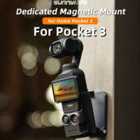 Sunnylife Multifunctional Magnetic Mount Tabletop Base Bracket Angles Adjustable Holder Base V-log Accessories For Osmo Pocket 3