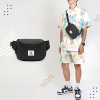 Nike 包包 Jordan CORDURA Waist Pack 男女款 黑 白 側背 斜背 抗撕裂 喬丹 JD2333002AD-001