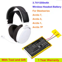 Cameron Sino 1200mAh Wireless Headset Battery AEC503759 for Steelseries Arctis 7, Arctis 3, Arctis 1, Arctis 7P