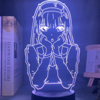 Lampu akrilik anime zero two F