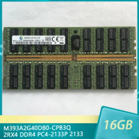 1Pcs M393A2G40DB0-CPB3Q For Samsung RAM 16GB 16G 2RX4 DDR4 PC4-2133P 2133 Server Memory