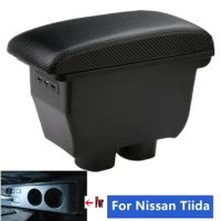 For Nissan Tiida Armrest Box For Nissan Tiida C11 Car Armrest Interior Central storage Box Car Acces