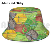Settling Down Sun Hat Foldable UV Protection Catan Settlers Of Catan Settlers Games Game Board Game Cities And Knights