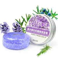 60g Organic Hair Shampoo Bar Cinnamon Anti Hair Loss &amp; Lavender Anti Dandruff Itching Hair Cleaning Soap Bar Care