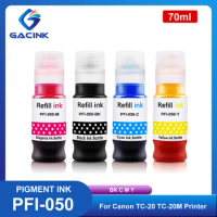 PFI050 PFI-050 PFI 050 Premium Compatible Color Water Based Bottle Refill Pigment Ink For Canon TC-20 TC-20M Printer