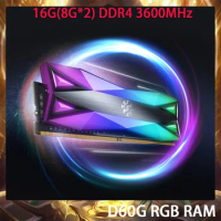 16G(8G*2) DDR4 3600MHz D60G RGB RAM Desktop Gaming Memory Fast Ship High Quality
