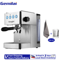 1222Gemilai Brand Coffee Machine CRM3005E15BAR Milk Brewing Italian Espresso Machine857857