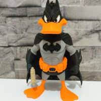 Daffy Duck Batman Costume 3D Printed 15cm | Mainan Figure Daffy Duck | Koleksi Figure Karakter Kartu
