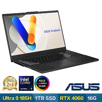 ASUS N6506MV 15.6吋3K輕薄筆電 (Ultra 9-185H/RTX4060/16G/1TB/伯爵灰/Vivobook Pro 15 OLED)