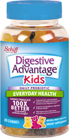 Shiff 旭福 Digestive Advantage 兒童日常益生菌 + 溫和益生元纖維 80粒軟糖