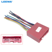 LEEWA Car Radio CD Player Wiring Harness Audio Stereo Wire Adapter for Mazda Install Aftermarket CD/DVD Stereo #CA2953