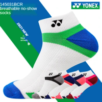 New 3 Pairs Yonex Badminton Socks Sport short Sock Men's Women's Towel Bottom Socks
