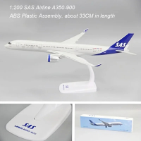 1/200 Scale A350 A350-900 SAS สายการบินเครื่องบินพลาสติก ABS ประกอบเครื่องบินรุ่นเครื่องบินรุ่นของเล