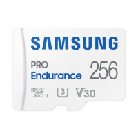 【SAMSUNG 三星】PRO Endurance microSDXC U3 V30 256GB 高耐用記憶卡 公司貨(寶寶/寵物/監控/行車紀錄器)