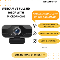 V8 Full Hd Webcam 1080P With Microphone Web cam FULL HD 1080 P