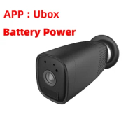 1080P HD P2P Battery Wireless IP Bullet Camera UBOX APP Indoor Outdoor Waterproof Black Charging Surveillance Camera