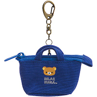 拉拉熊專用換裝系列手提包零錢包吊飾。藍色San-X