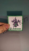 Bet Badge Regu Logo Regu Pramuka Bunga Lavender READY STOCK