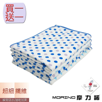 【MORINO摩力諾】(超值2條組) MIT超細纖維印花大浴巾