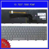 Laptop Keyboard for DELL INSPIRON 15 7537 7000 P36F Notebook Replace Keyboard with backlight