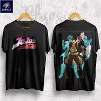 COD-Jojo's Bizarre Adventure Anime T-Shirt for Men and Women - Oversized White Tee with Trendy Carli