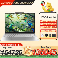 2024 Lenovo YOGA Air 14 Slim Laptop Ultra7-155H Integrated Graphics 32GB LPDDR5x RAM 1TB SSD 14inch 2.8K Oled 120Hz Notebook PC