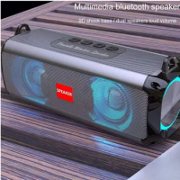 Portable Bluetooth Speaker with Hi Res Audio Extended Bass and Treble Wireless HiFi High Quality Super Volume Speakers