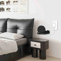 Smart Speaker Hanger for Echo Pop / Google Home Mini / Google Nest Mini Wall Mount Holder Speaker Bracket Black