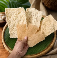 Promo Krupuk Beras, Lempeng Puli, krupuk gendar khas Madiun Krupuk Mentah 1Kg 1 KG