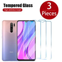 3Pcs Tempered Redmi Note 8 9S 9 10 Pro Max Screen Protector For Redmi 8A 9C 9A 9T 9AT Glass