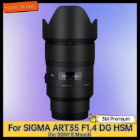 For SIGMA ART35 F1.4 DG HSM for SONY E Mount Lens Body Sticker Protective Skin Decal Vinyl Wrap Film Anti-Scratch Protector Coat