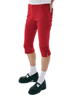 Ribbon Capri Pants Red