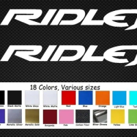 For 2Pcs Ridley Bike Decals Sticker Set 2 DH MTB TR Freeride Dirt Car Styling