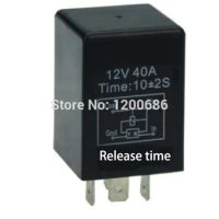 Normally Working ON FN YS020 30A Automotive 12V Time Delay 10 second delay release off relay 10mini 5 mini delay off delay