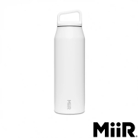 【MiiR】雙層真空 保溫/保冰 提把寬口保溫杯 32oz / 946ml(時尚白 保溫瓶)