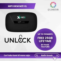Nafiri - Modem Mifi Hkm M21 Xl Go Izi 4g Lte Free 20gb Bypass Unlock All operator
