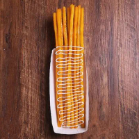 Simulation Taiwan Long French Fries Potato Chips Model Sample; Food Potato Model Can be Customized Window Display