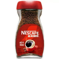 【200g】雀巢咖啡醇品美式速溶烘焙無蔗糖純黑咖啡粉瓶裝