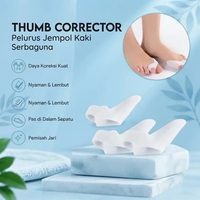 Thumb Corrector / Bunion Korektor / Pelurus Jempol Kaki Korektor Bunion Hallux Valgus / Alat Kotekto