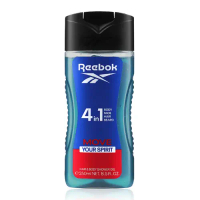 【Reebok】清新活力男性4合1全能洗髮沐浴膠 250ml