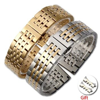 Stainless Steel Wacth Strap for Tissot for Citizen for Longines for Seiko Watch Band 12/14/16/18/19/20/22/24mm Wristband