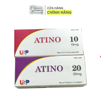 ATINO 10/20 - Viên Uống Kiềm Nhờn, Ngừa Mụn 10-20mg Hộp 30 Viên (ATINON)