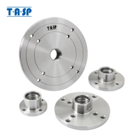 TASP Wood Lathe Face Plate for M33 M18 1 Inch Threaded Woodworking Turning Machine Chuck 2" 3" 4" 6" Flange Faceplate