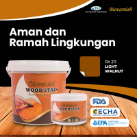 Cat Kayu Tahan Gores Biovarnish Wood Stain Light Walnut