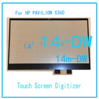 14" TouchScreen For HP PAVILION X360 14m-DW Series 14-DW Touch Screen Digitizer Glass Panel FP-ST140SN084AKM-04X Replacement
