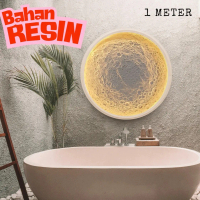 Wall Decor Replika Bulan 1 Meter dari Resin Fiber Aesthetic Hiasan Dinding Keren Viral Bulan tinggal