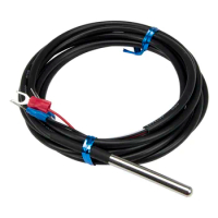 FTARP03 PT100 waterproof type 2m cable polish rod probe head RTD temperature sensor