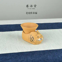 Yixing Purple Sand Tiger Head Shoes Tea Strainer Creative Tea Tray Tea Ceremony Utensils Tea Pot Zodiac Onitsuka Tiger Shoes Tea