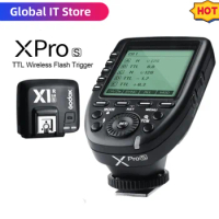 In Stock GODOX XPro-S TTL 2.4G Wireless High Speed Sync X system Trigger + Godox X1R-S Receiver For Sony Cameras