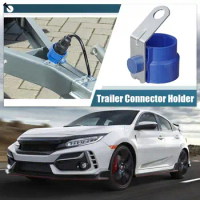 Trailer Connector Holder Parking Cover Trailer Plug Connector Plug Holder Bracket 13Pin Fixed For7 Trailer Car Accessory Tr Q3N9